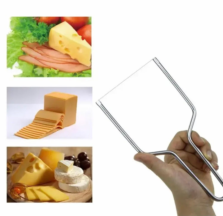 Cheese Slicer Stainless Steel, Cutter Peeler Manual Non Stick Kitchen Tool, Handheld Butter Cheese Cutter Cheese Slicer Stainless Steel, Cutter Peeler Manual Non Stick Kitchen Tool, Handheld Butter Cheese Cutter